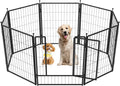 Dog Playpen 42 in 8 Panels for Indoor & Outdoor Use - Stable Foldable