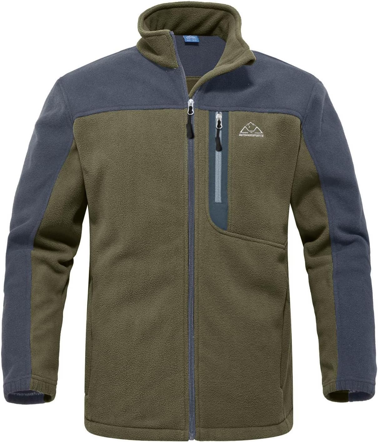 Lightweight Outdoor Fleece Jackets for Men - Stylish and Warm