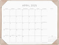 Cabbrix Simplified Desk Calendar 2025-2026 - Large Monthly Desk Pad