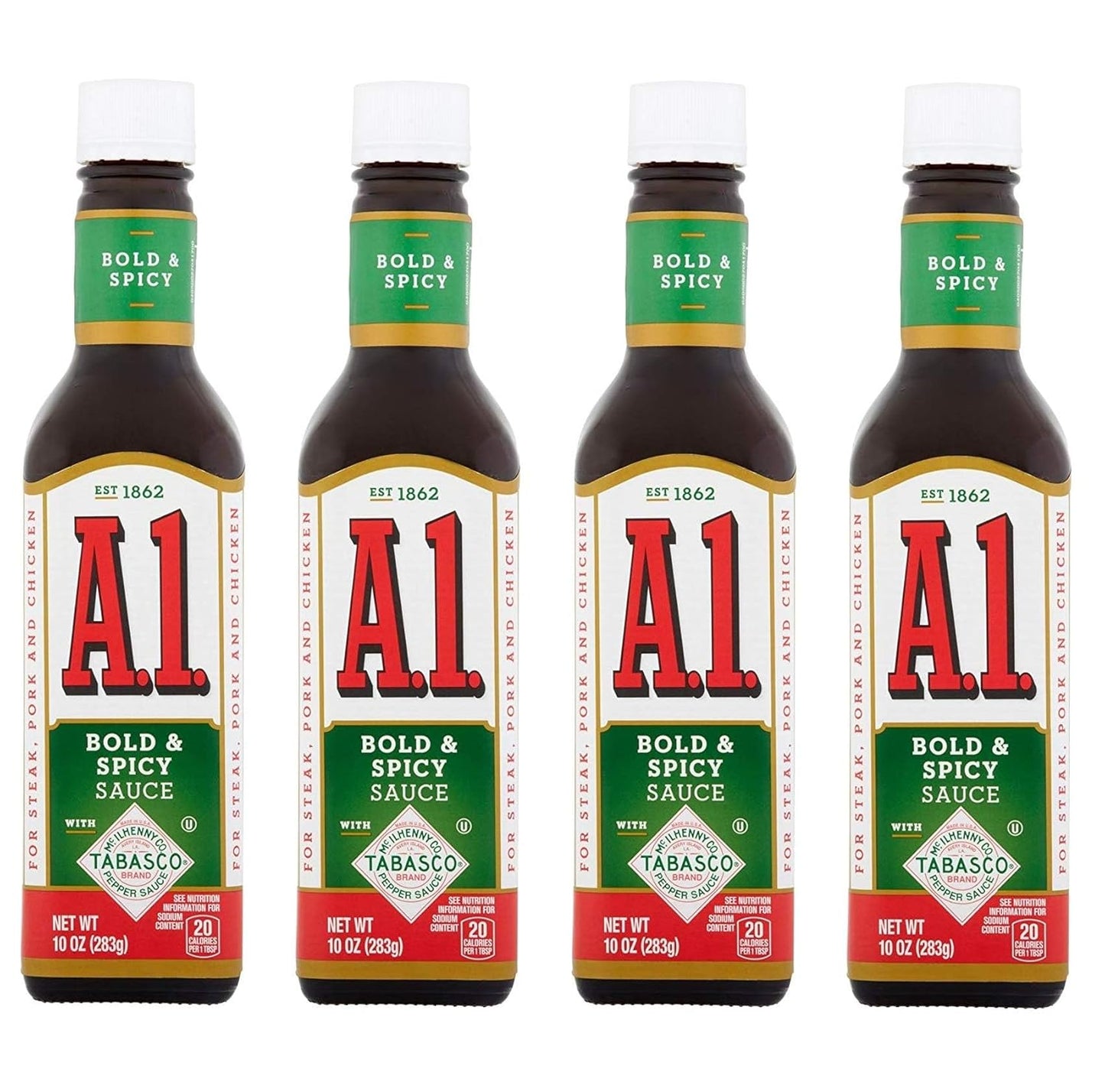 A1 Bold & Spicy Sauce Bottle, Perfect for Grilling and Dipping
