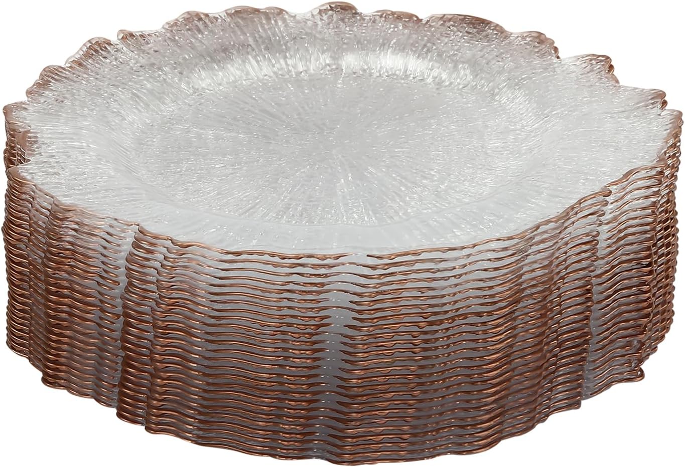 Rose Gold Charger Plates: Elegant Banquet Essential