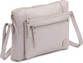 Small Leather Crossbody Bag for Women - Genuine Top Grain Nappa