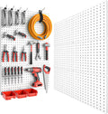 Heavy Duty Metal Pegboard Wall Organizer for Craft and Tools