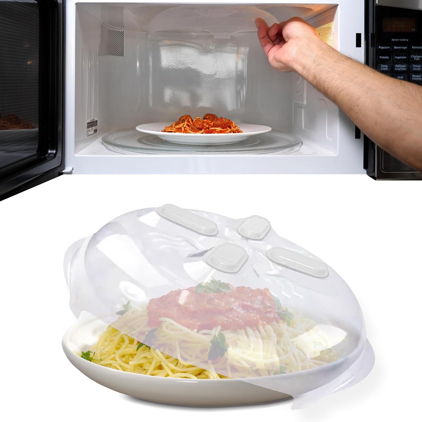 HOVER COVER: Anti-Splash 12 Magnetic Splatter Lid