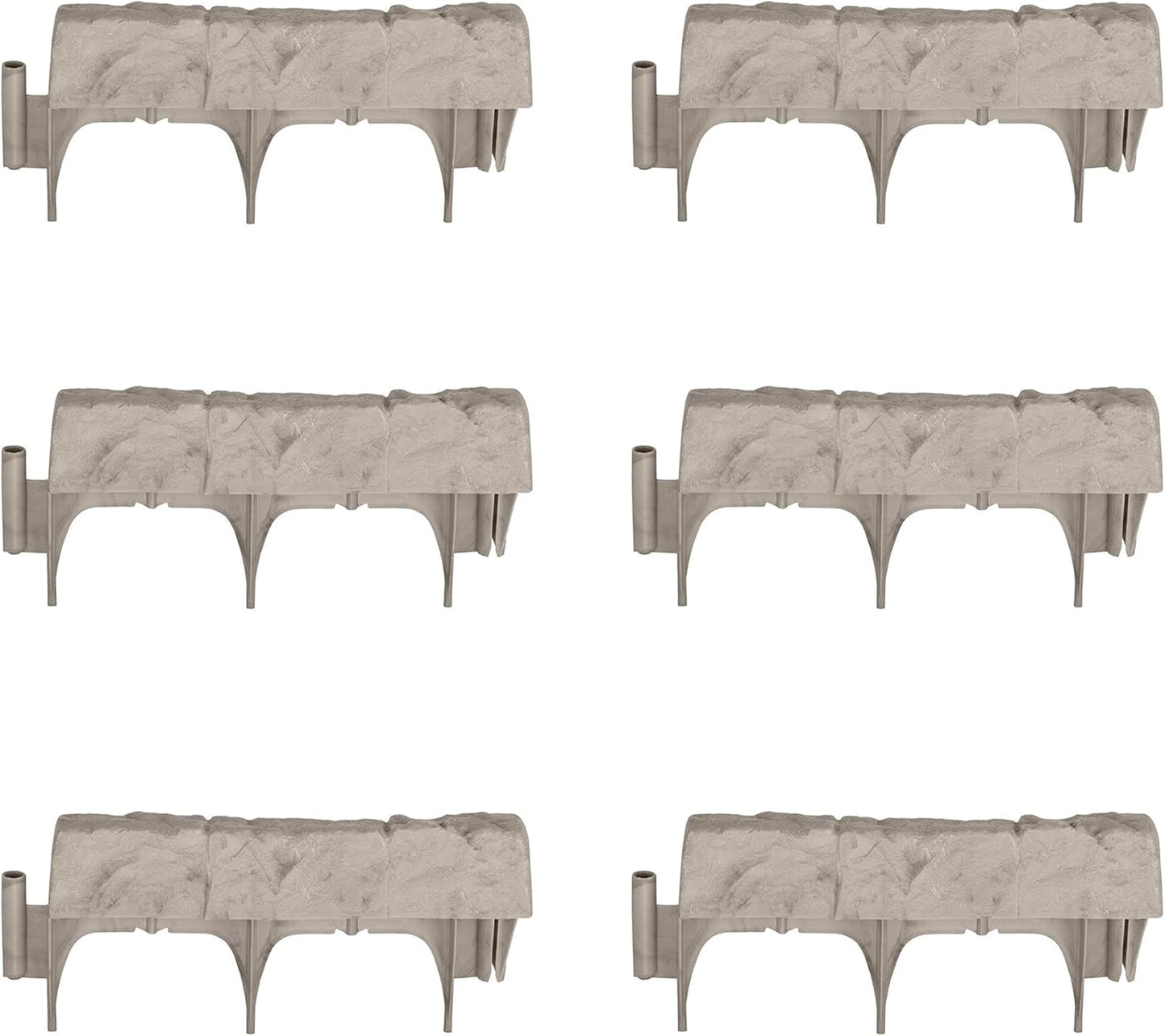 Suncast Interlocking Border Edging for Garden and Landscape Use