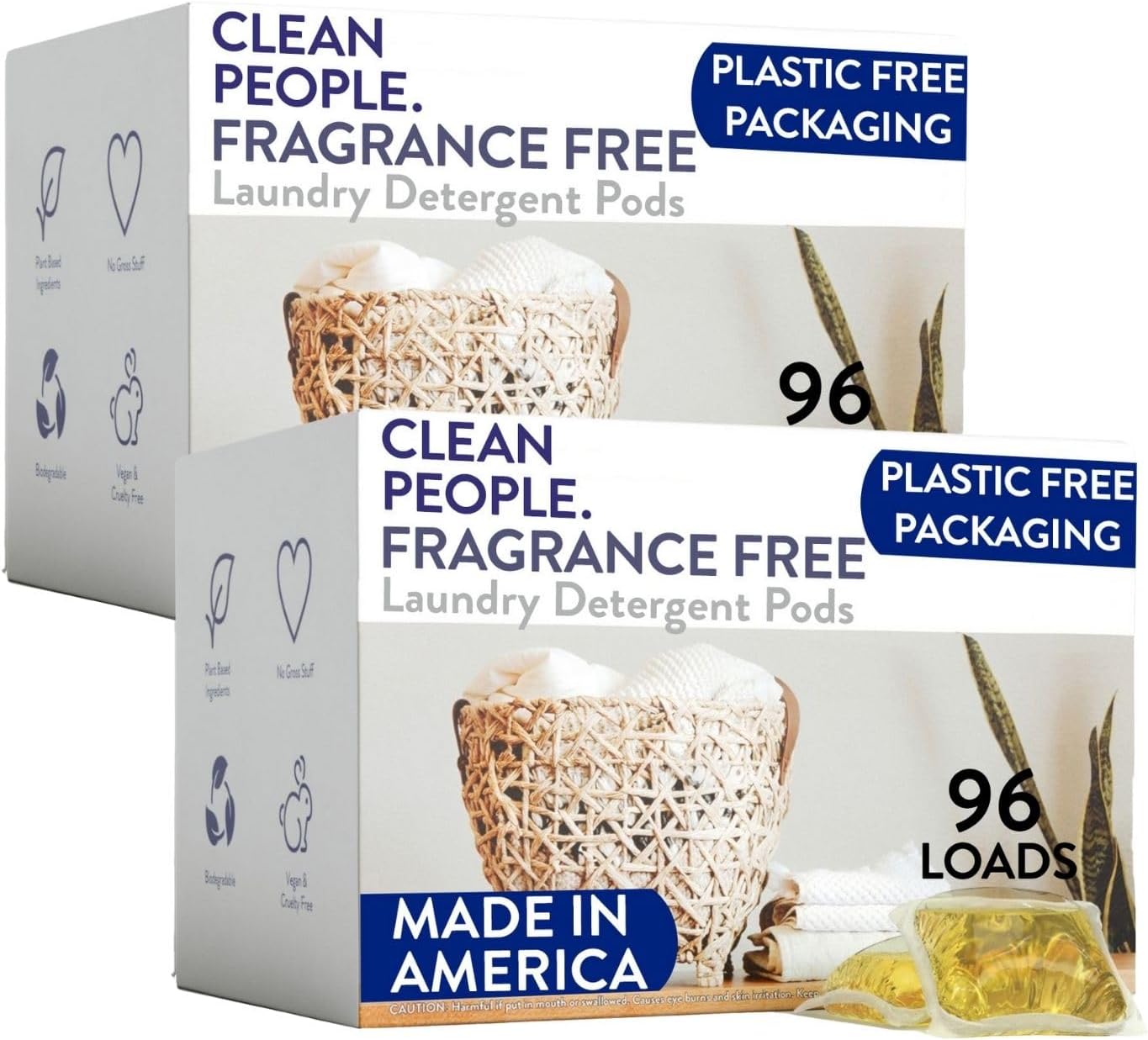The Clean People Ultra Concentrated Laundry Detergent Pods