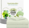 Queen Sheet Set Natural 100% Long Staple Cotton Percale - Crisp