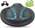 Noseless Oversized Bike Seat - Wide Comfortable Saddle for Long Rides