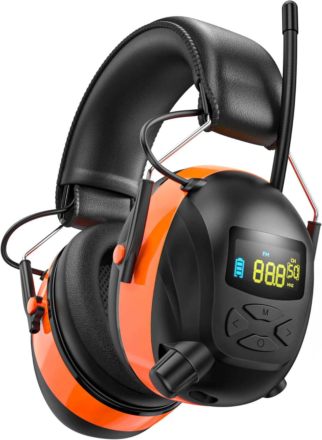 Bluetooth 5.4 AM/FM Radio Ear Protection Headphones for Work