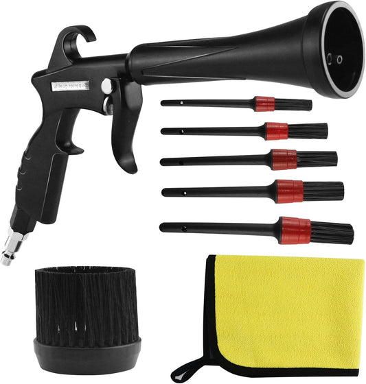 Dust-Blasting Air Gun for Car Detailing