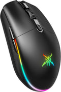 TECKNET Wireless Gaming Mouse 8000 DPI - Ultra Lightweight & 100Hrs Battery Life