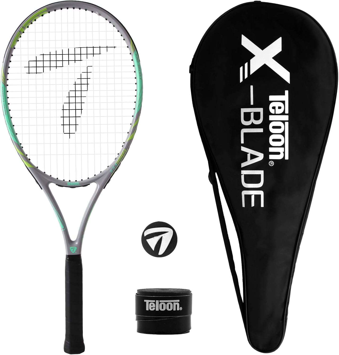 Teloon Recreational Adult Tennis Rackets for Beginners and Students