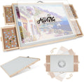 2-in-1 Tilting & Rotating Puzzle Board for Adults - Large Portable