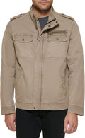 Levi's Mens Washed Cotton Military Jacket for Men (Regular & Big