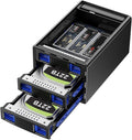 Hybrid 2x2.5/3.5 SATA HDD + 3x M.2 NVMe Enclosure - Hybrid 68TB