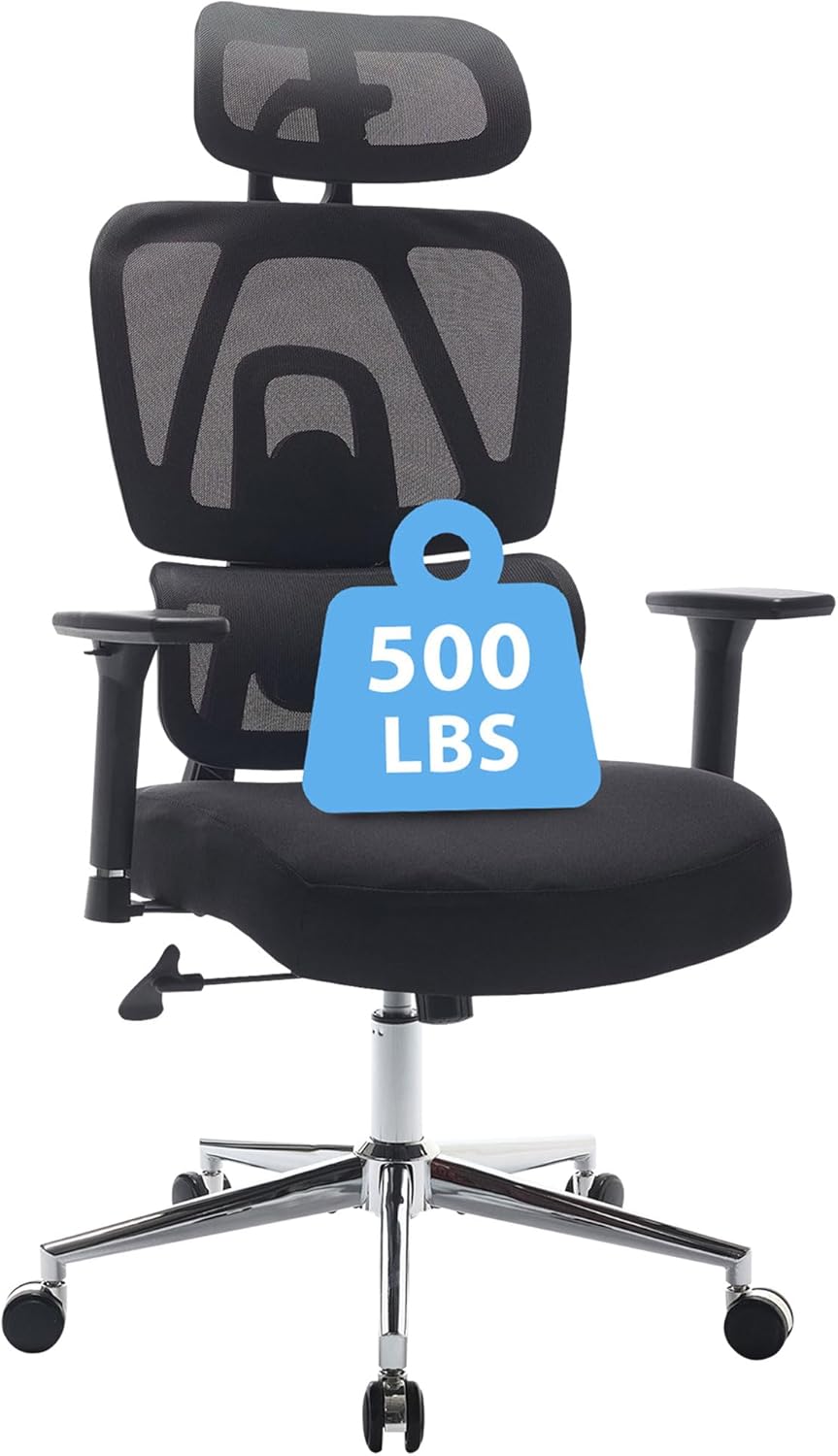 Breathe Easy: Ergonomic Office Chair with Lumbar Support