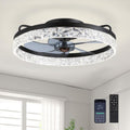 Ceiling Fans with Lights and Remote 20in - Modern Low Profile