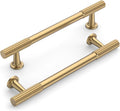 10 Pack 5 in Cabinet Handles Champagne Bronze - Solid Zinc Pulls