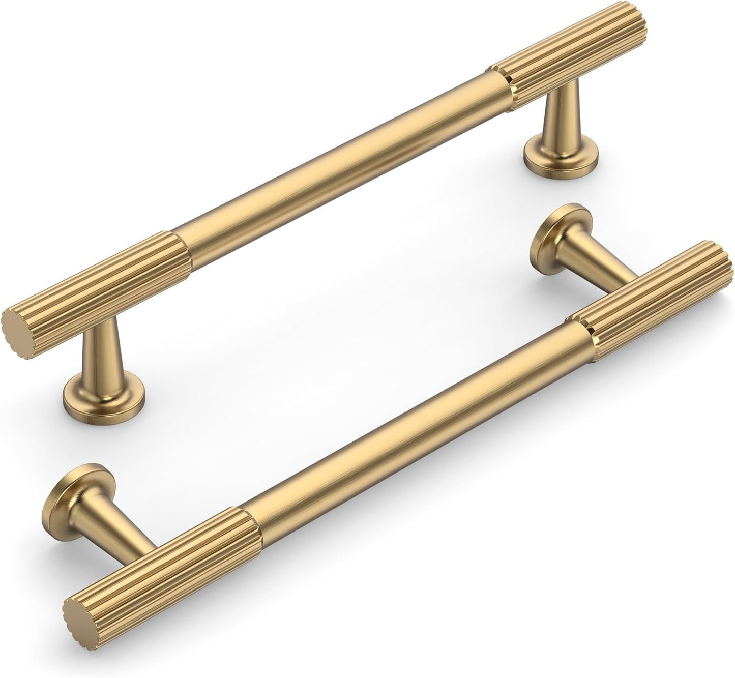 10 Pack 5 Inch Kitchen Cabinet Handles in Champagne Bronze Finish