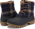 STQ Duck Boots for Women Waterproof Winter Quilted Snow Boots - Warm