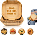 Air Fryer Paper Liners 150 PCS Nonstick Parchment - Easy Cleanup