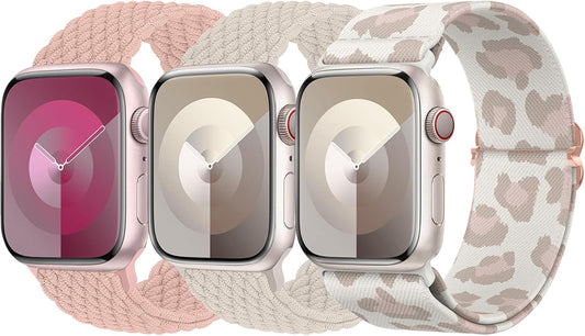 Delidigi Stretchy Nylon Bands - Compatible for Apple Watch, All Sizes, Ultra Comfort
