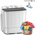 Portable Twin Tub 18lbs Washing Machine for Compact Living