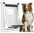Large Dog Door for Exterior Door with Telescoping Tunnel