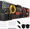 Pegboard 32in x 32in Black Wall Organizer - Heavy Duty