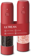Electric Pepper Grinder Rechargeable Salt and Pepper Grinder - Crimson