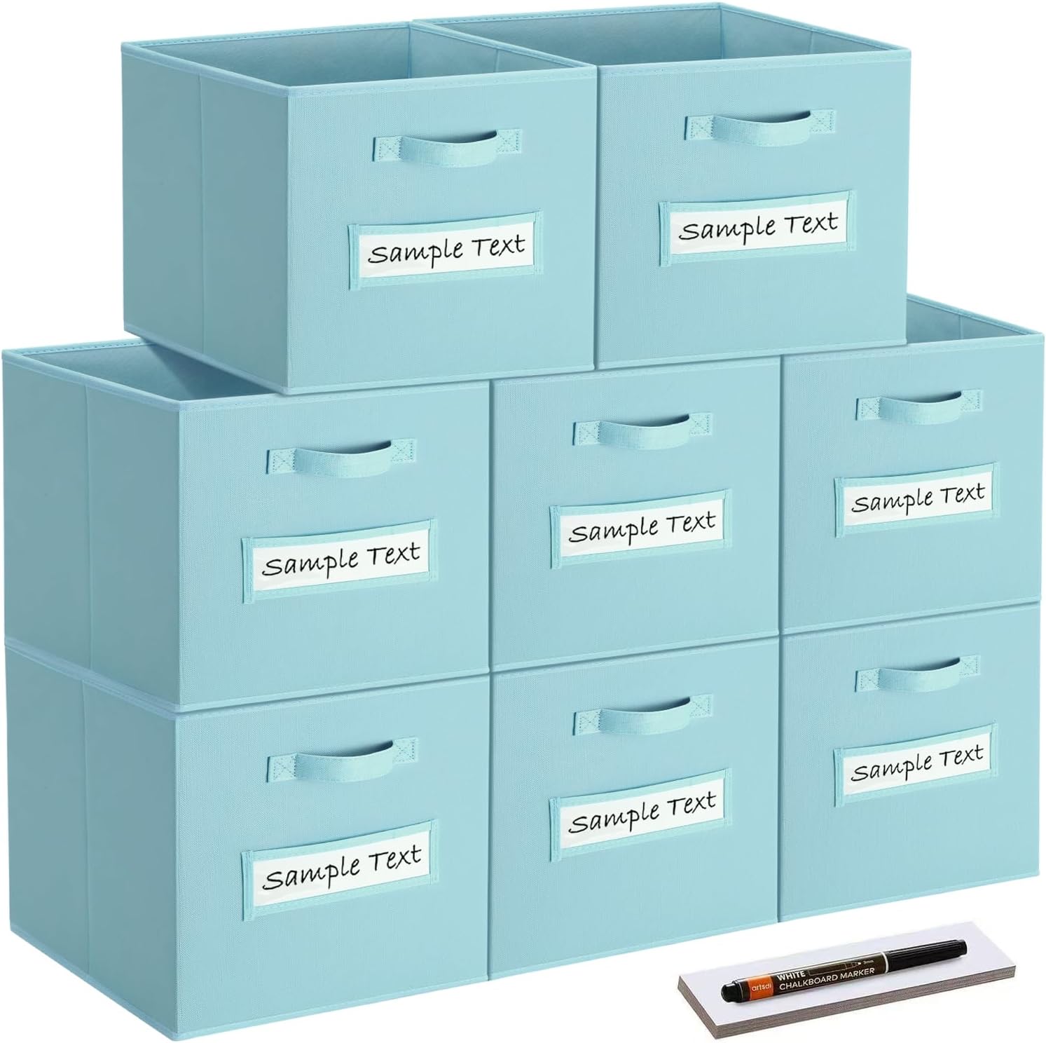 artsdi Fabric Storage Cubes 11 Inch Cube Organizer Bins