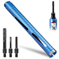 1 1/4 in Dry Core Drill Bit with 3 Adapters - Versatile Masonry Tool