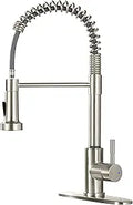 Pull Down Kitchen Faucets ARRISEA with 10ft Deck Plate - Durable