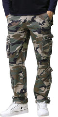 Match Men's Wild Cargo Pants - Durable Everyday Cargo Pants Straight
