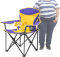 WILDROOTS Heavy Duty Fully Padded Camping Chair - Oversize Comfort