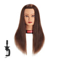 Traininghead 20-22in Female Human Hair Mannequin Head for Styling