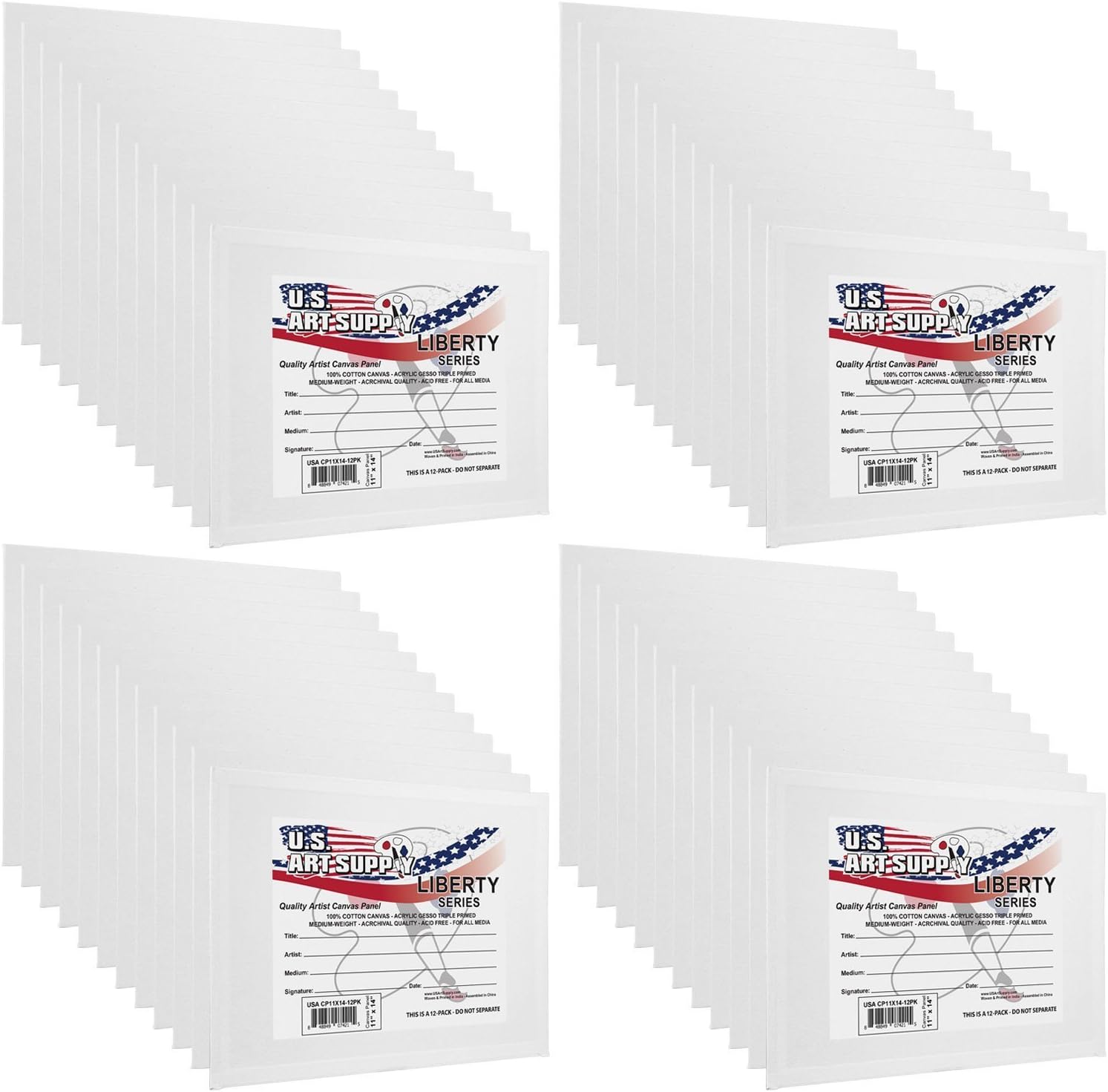 Professional Artist Quality Acid Free Canvas Panels for All