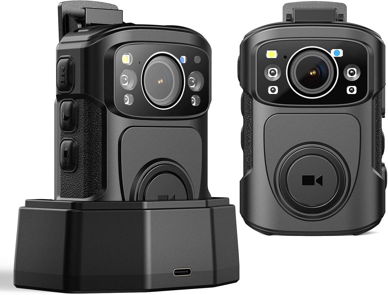 4K Body Camera with Night Vision and GPS for Law Enforcement