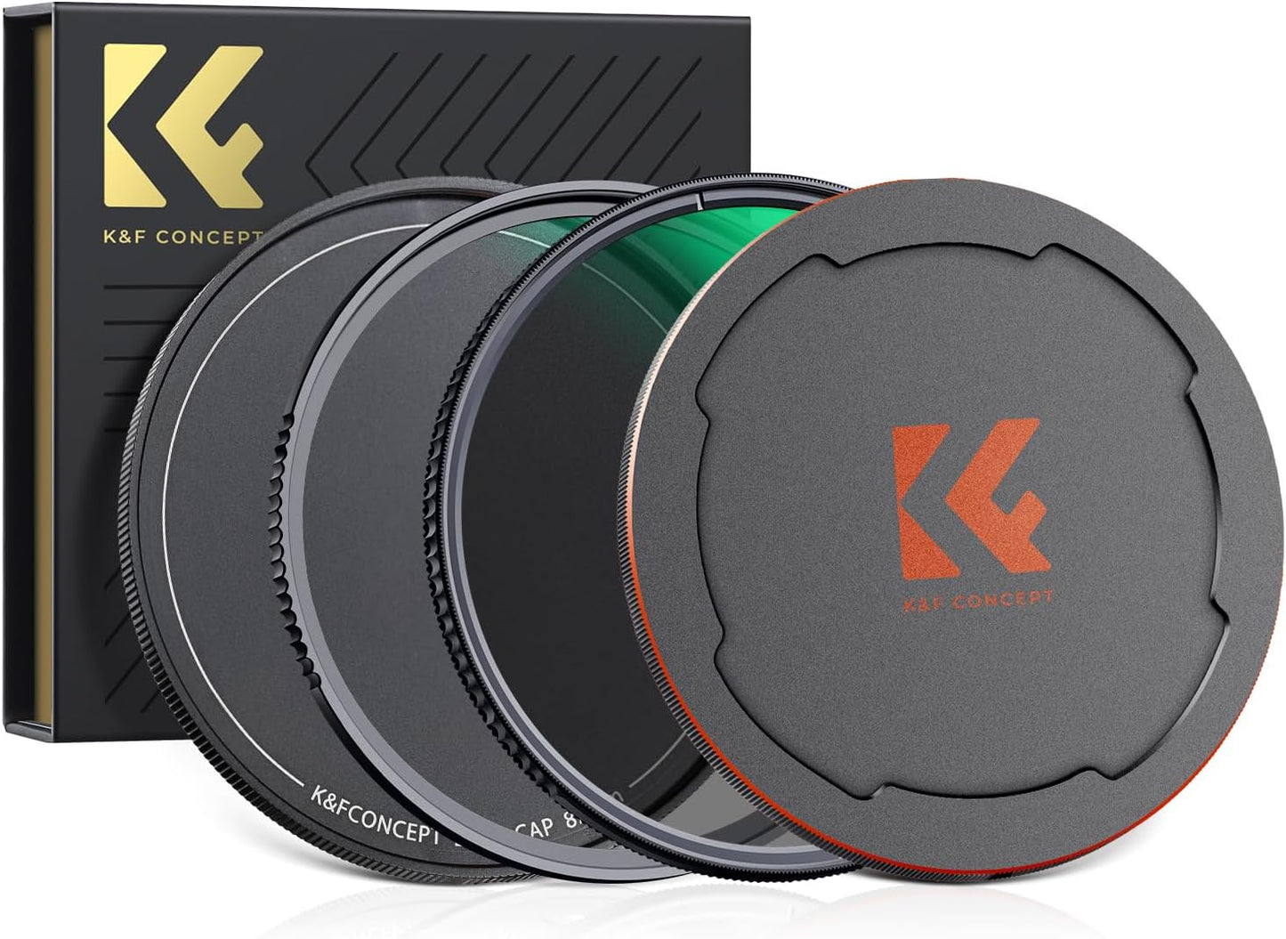 K&F Concept 72mm Circular Polarizer & UV Filter Kit for Cameras