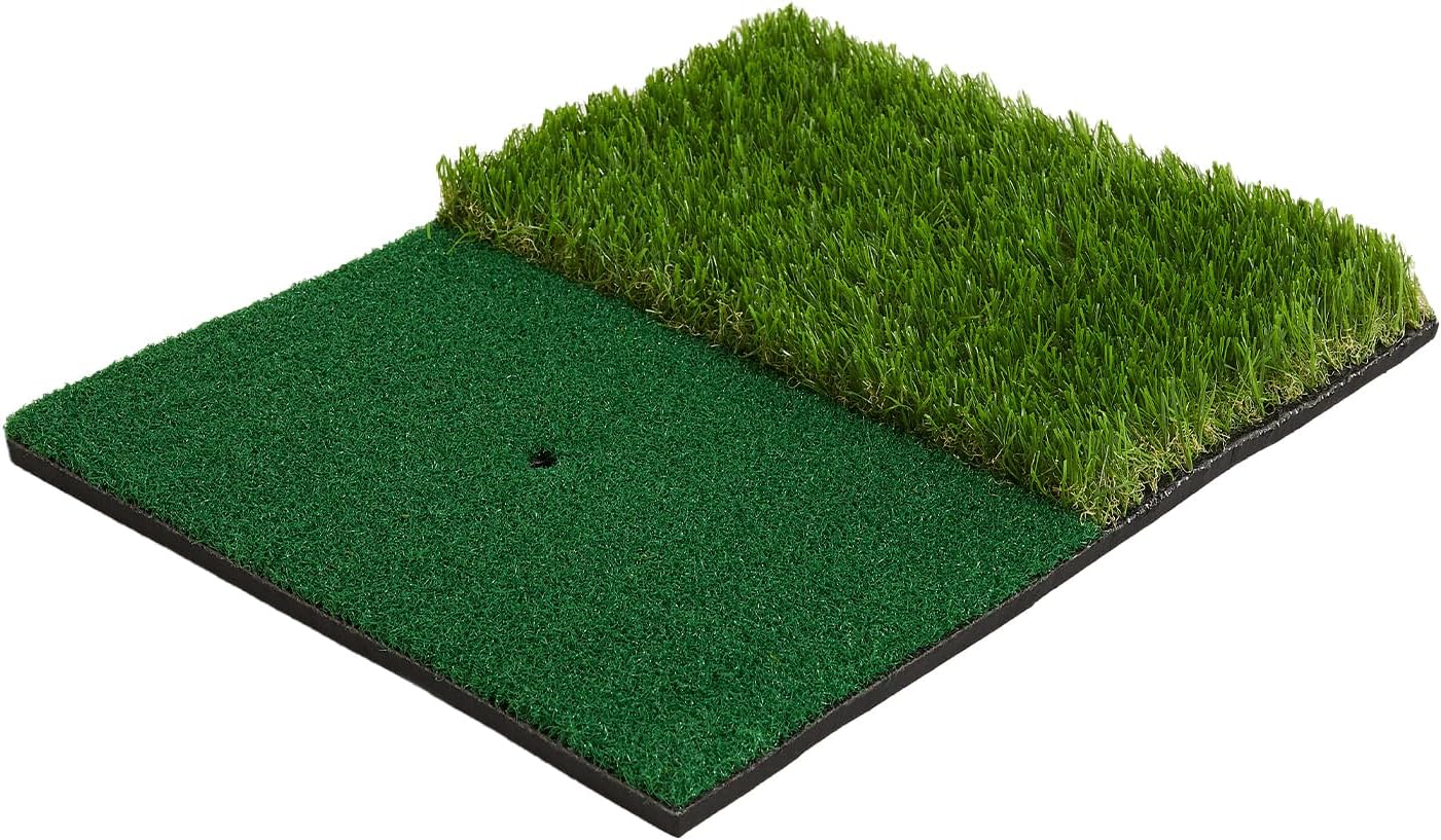 Portable Dual Grass Golf Mat - Ultimate Practice Pad