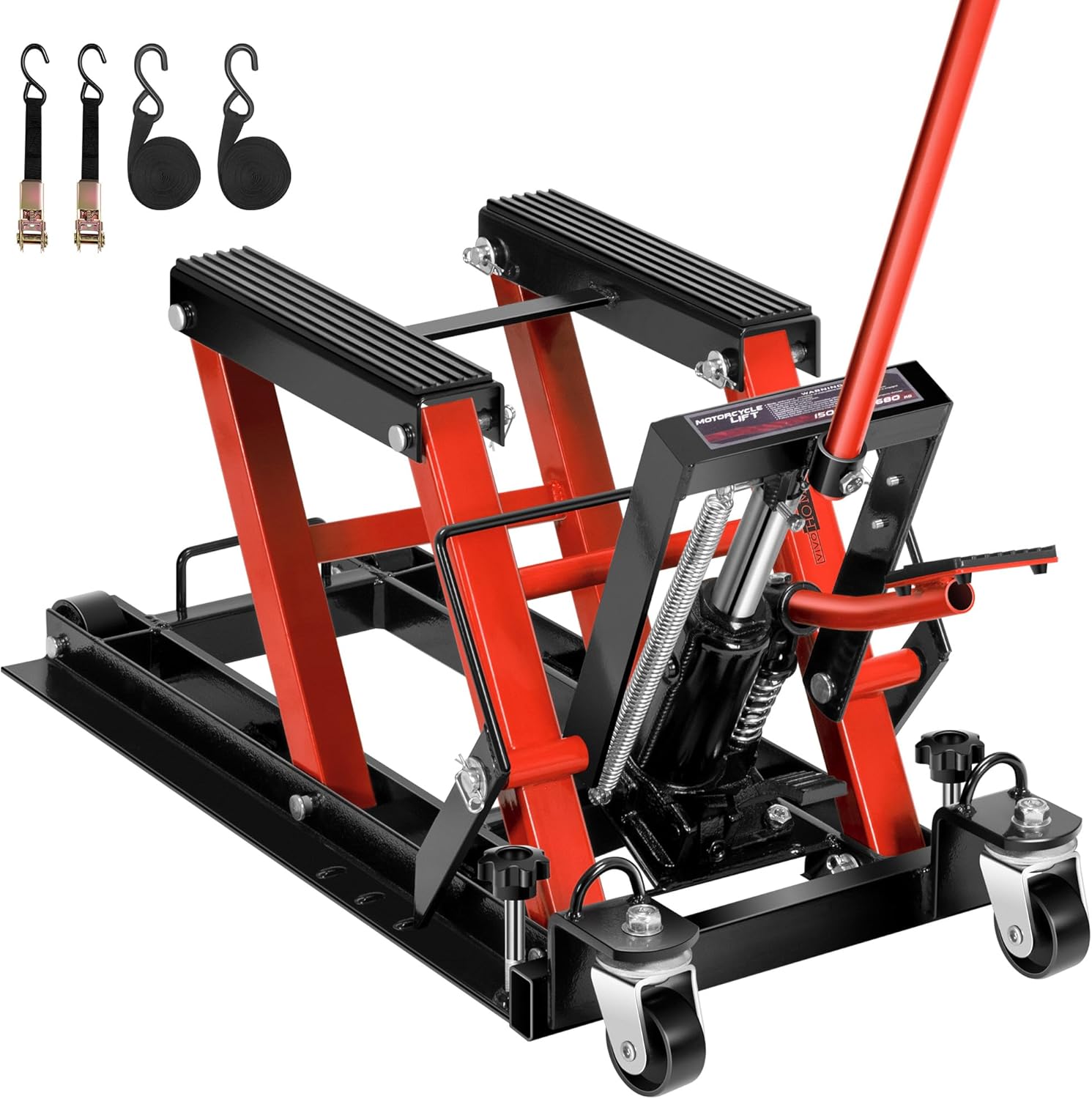 Hydraulic Motorcycle Lift Jack 1500 LBS Capacity for ATVs and Bikes