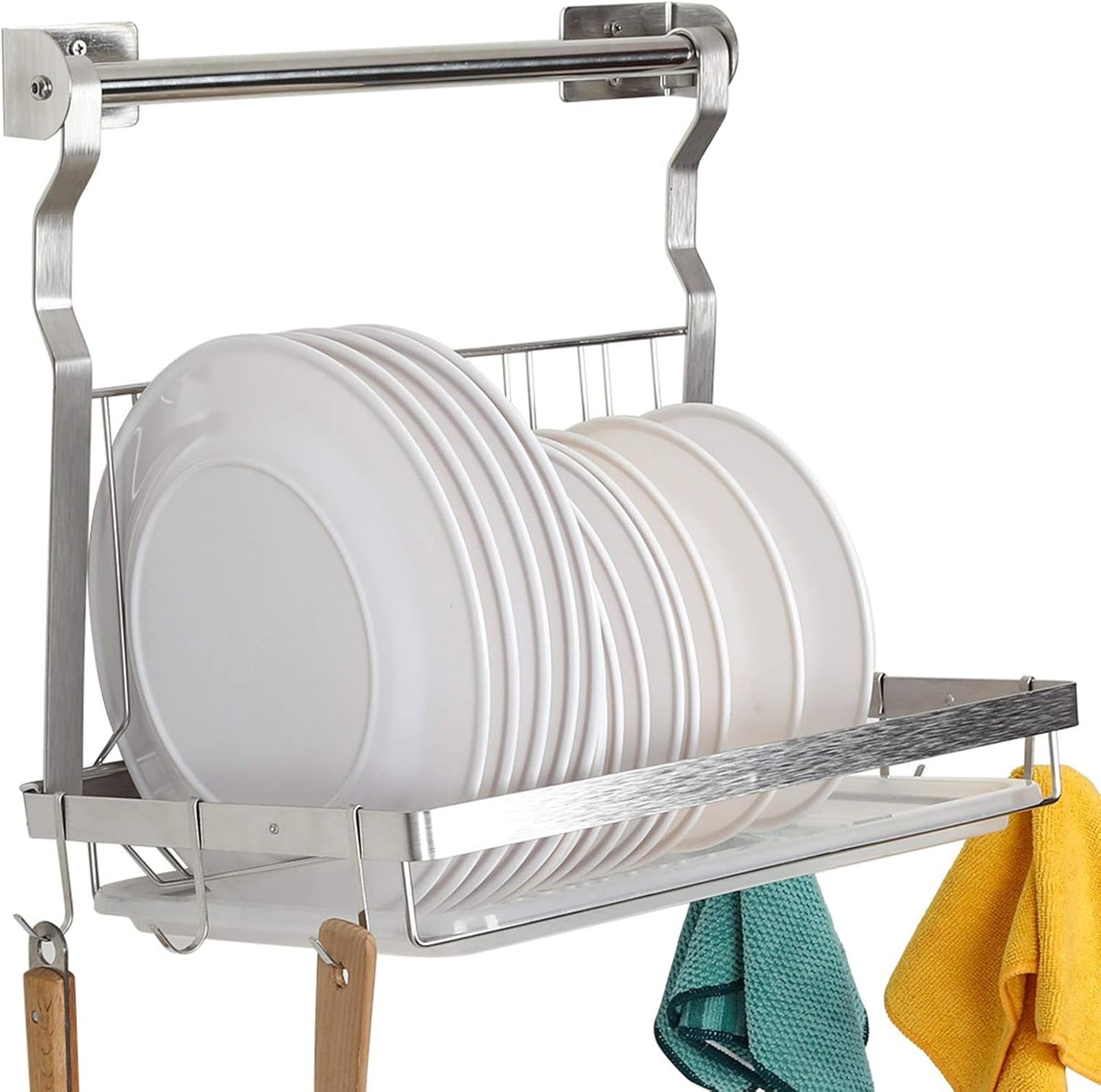 TQVAI Over Sink Dish Drainer Drying Rack for Small Kitchens