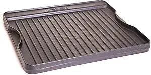Reversible Pre-Seasoned Cast Iron Griddle for Versatile Cooking