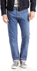 Levi's 505 Regular Fit Jeans - Classic Straight Zip Fly (Style SN2E)
