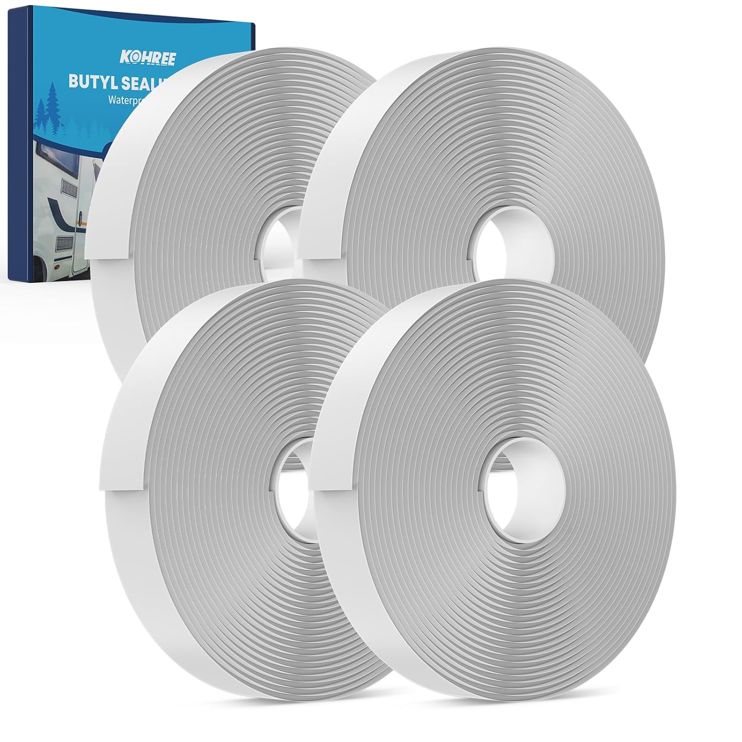 Kohree Butyl Tape for RV Repair and Sealing - 4 Pack
