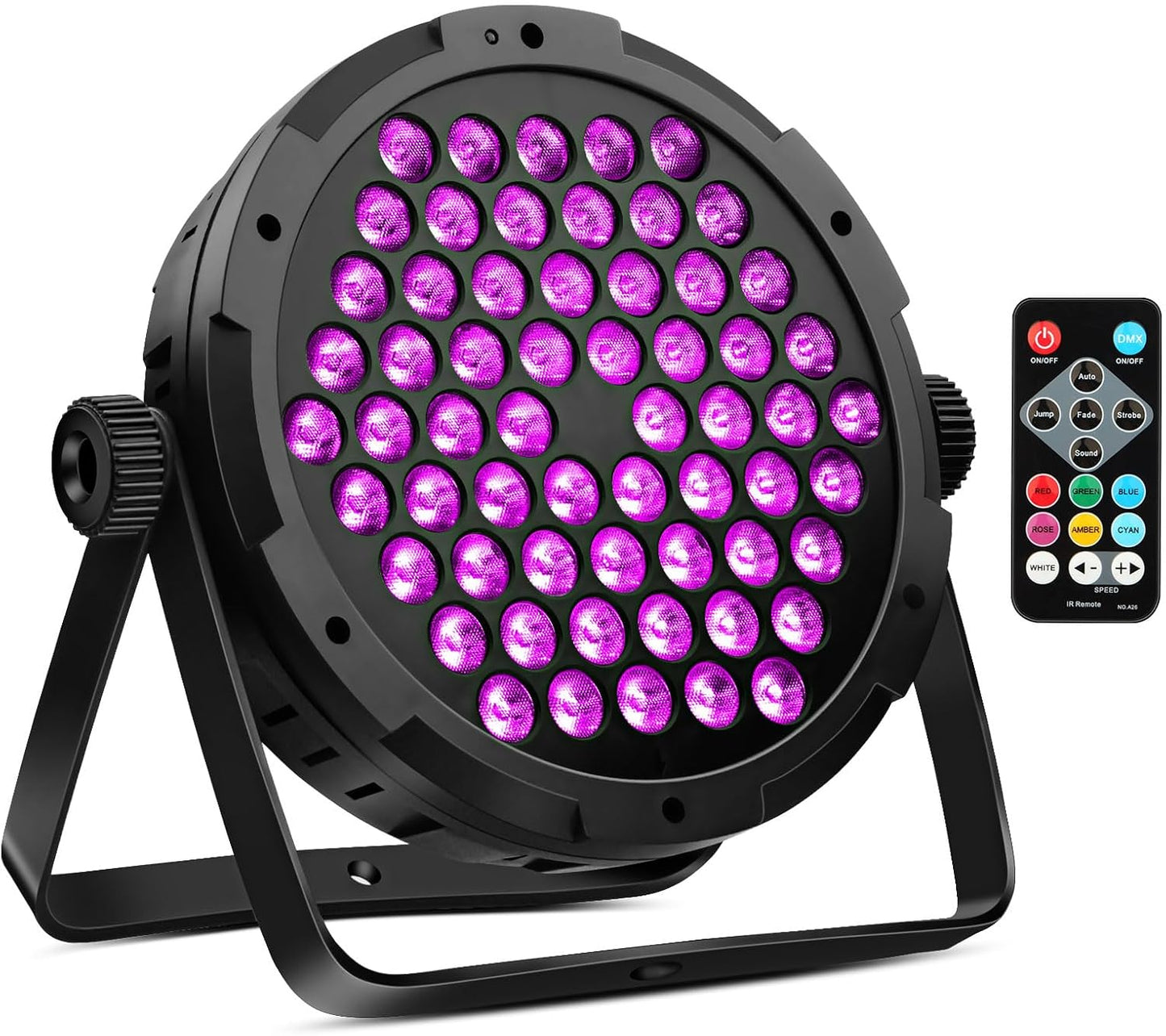 60 LEDs Par Light DMX - 90W RGB Stage Lighting for Events