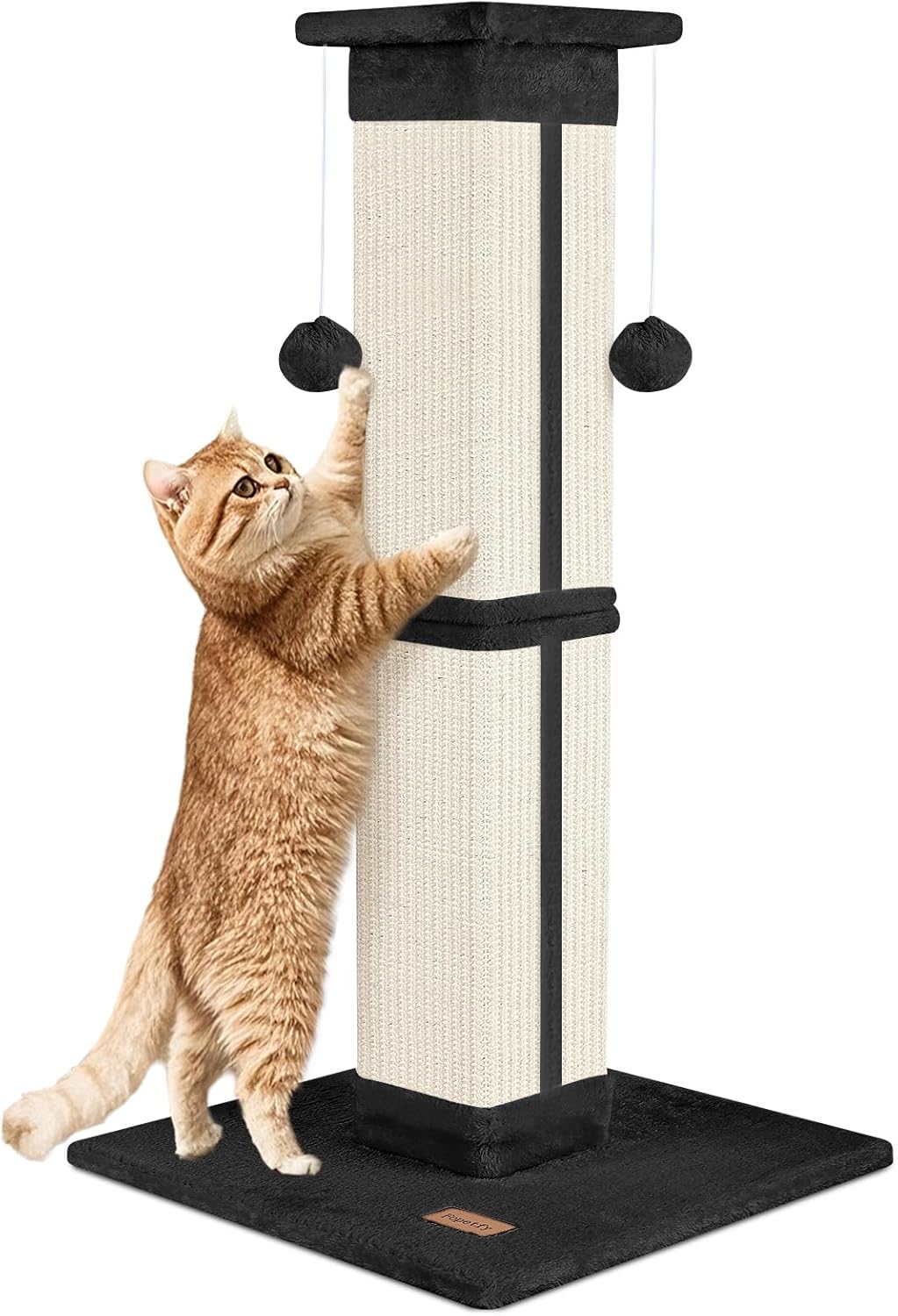 Cat Scratching Post 33 Inch for Indoor Cats - Durable & Safe