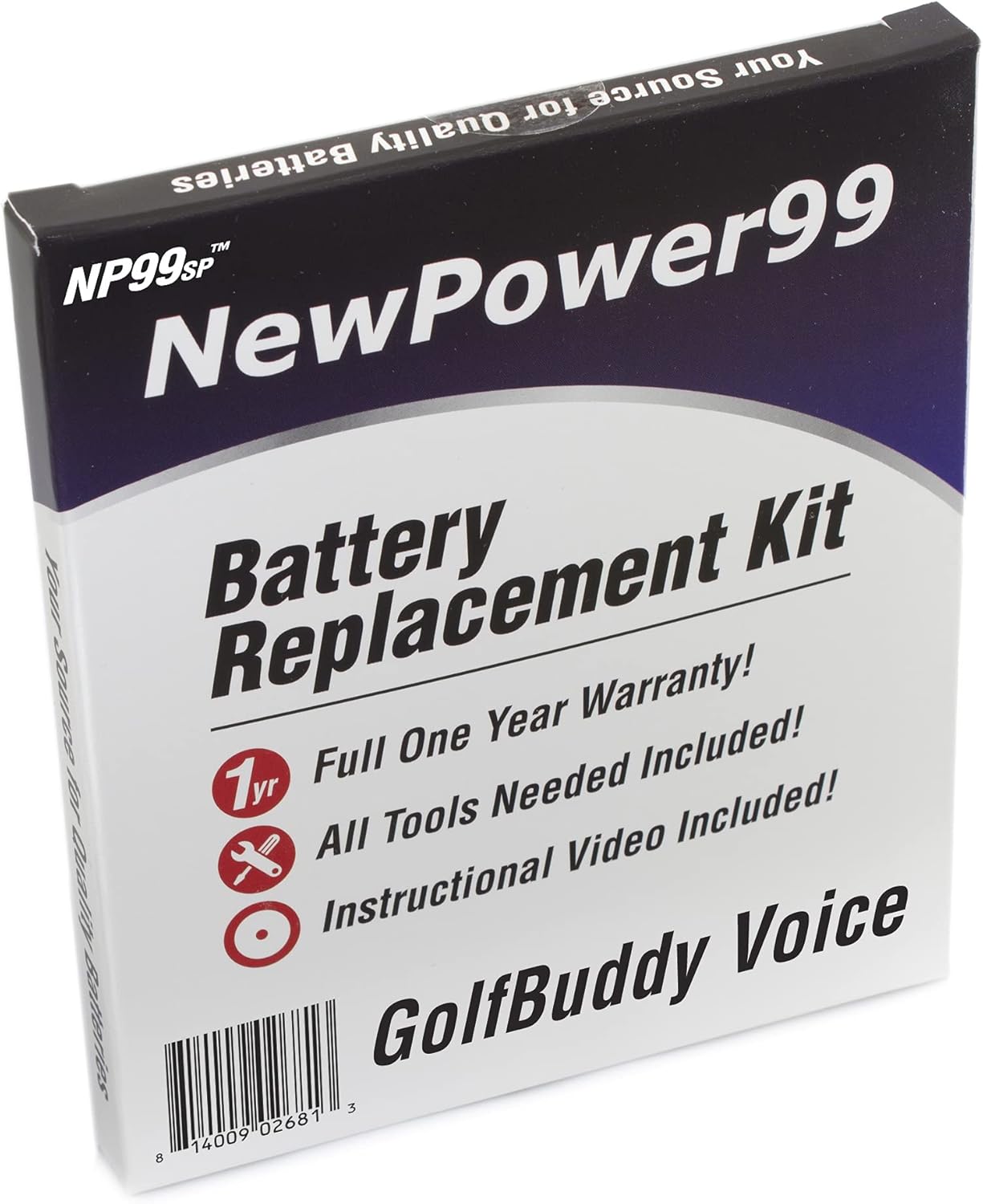 NP99sp Battery Replacement Kit for GolfBuddy Voice GPS Rangefinder