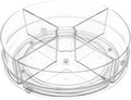 Round Lazy Susan Turntable 9 in Clear Organizer - Easy Access