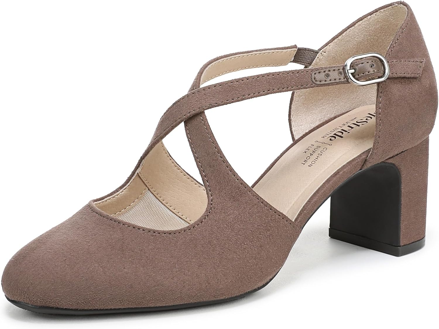 LifeStride Womens Tracy Strappy Pump for All-Day Comfort